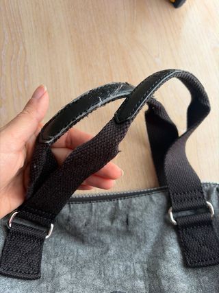 Bolso Kipling Gris/Plata.