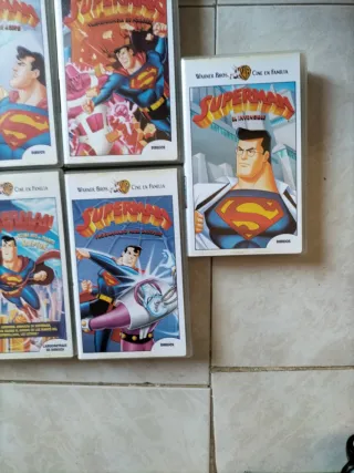 Lote 7 Cintas VHS Superman (Español)