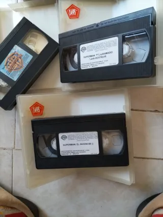 Lote 7 Cintas VHS Superman (Español)