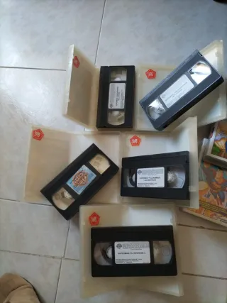 Lote 7 Cintas VHS Superman (Español)