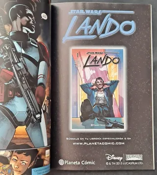 Cómic Star Wars - (Kanan, Lando, Princesa Leia)