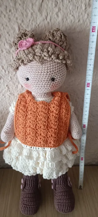 Muñeca Amigurumi Crochet Hecha a Mano