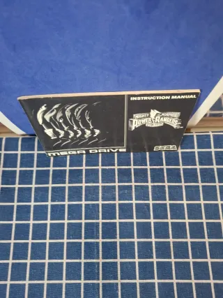 MEGADRIVE ORIGINAL MANUAL POWER RANGERS OFICIAL