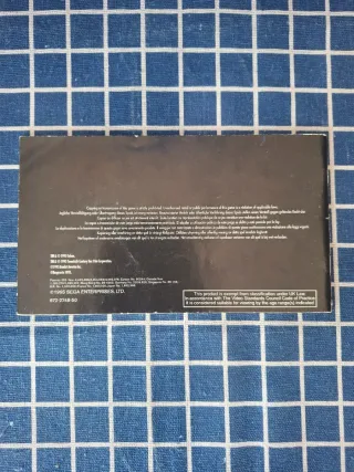 MEGADRIVE ORIGINAL MANUAL POWER RANGERS OFICIAL