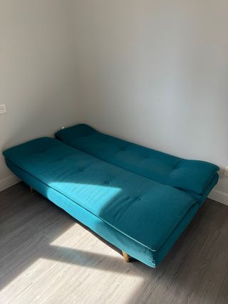 Sofá Cama 3 Plazas Dakota Azul