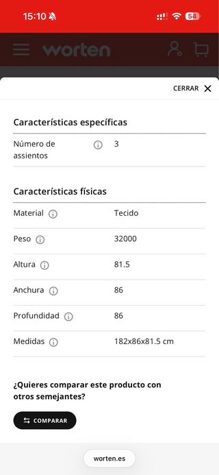 Sofá Cama 3 Plazas Dakota Azul