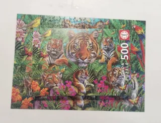 Puzzle Educa Tigres Selva