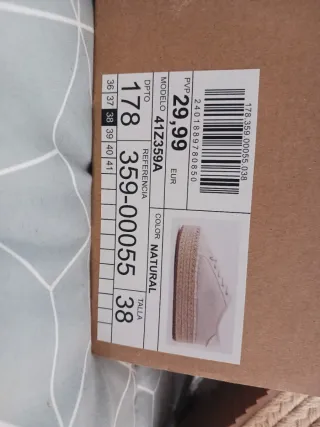 Zapatillas Green Coast Beige Talla 38 NUEVAS