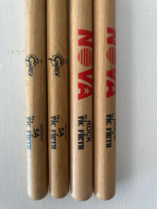 Baquetas Vic Firth 5A y Rock