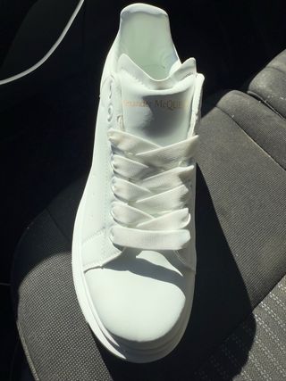 Zapatillas Alexander McQueen Talla 42 Blancas