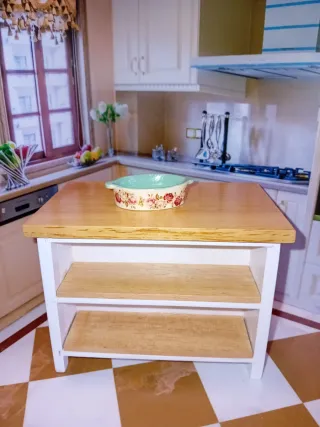 Casa delle bambole centro tavola shabby