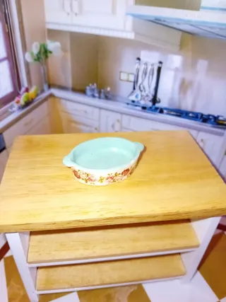 Casa delle bambole centro tavola shabby