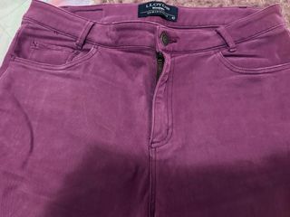 Pantalón pana Lloyd morado T.42