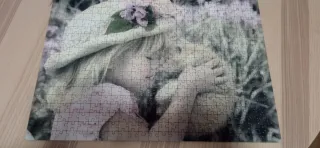 Puzzle Ravensburger 500 piezas niña y gatito