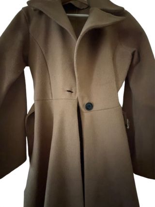 Cappotto lungo color cammello taglia XL