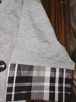 Camisa de manga corta con estampado a cuadros