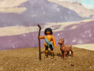 Playmobil pastor con cabra