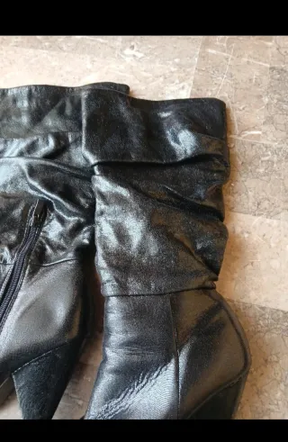 Stivali donna neri tacco 39