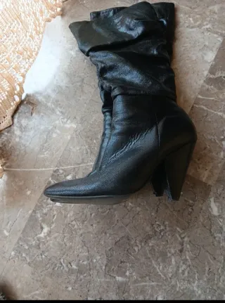 Stivali donna neri tacco 39