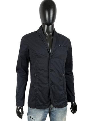 Giacca Blazer Armani Jeans Uomo Blu Taglia 48