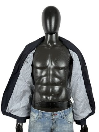 Giacca Blazer Armani Jeans Uomo Blu Taglia 48