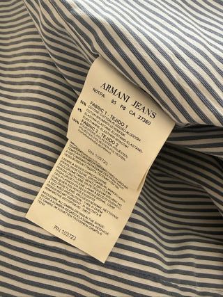 Giacca Blazer Armani Jeans Uomo Blu Taglia 48