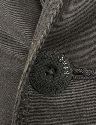 Giacca Blazer Armani Jeans Uomo Blu Taglia 48