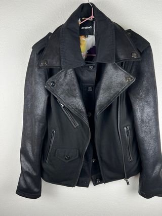 Giacca biker Desigual donna crop S