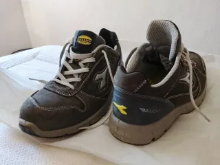Zapatillas Diadora Trabajo Marrón/Gris
