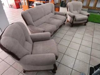 Tresillo: 2 sillones y sofá