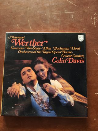 Massenet Werther Philips Ópera Carreras