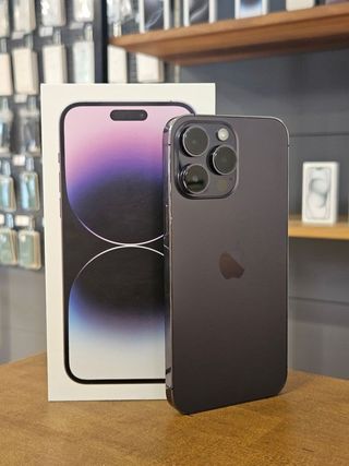IPHONE 14 PRO MAX 128GB MORADO BATE. 100%