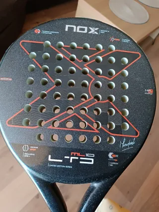 Pala de pádel NOX ML10 18K Carbono