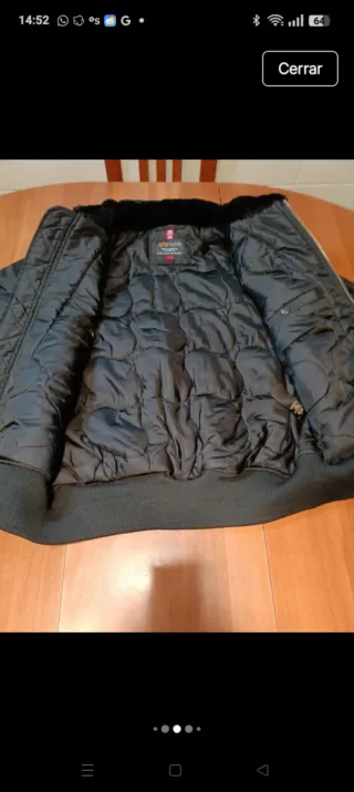 Chaqueta Alpha Industries Talla L Negra
