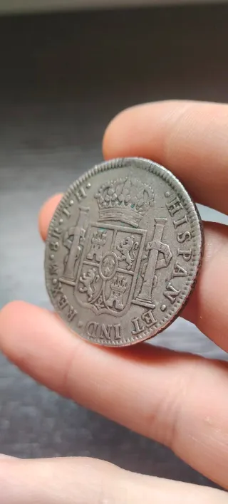 8 Reales Carlos IV 1807 Plata