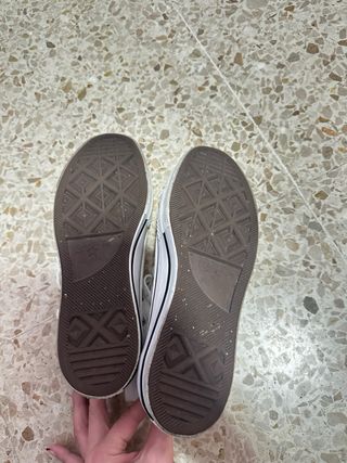 Converse plataforma blancas talla 38