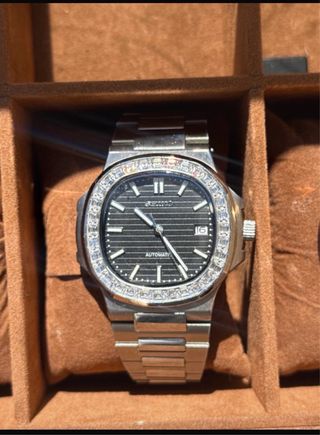 Reloj Seiko Mod Azul y Plateado