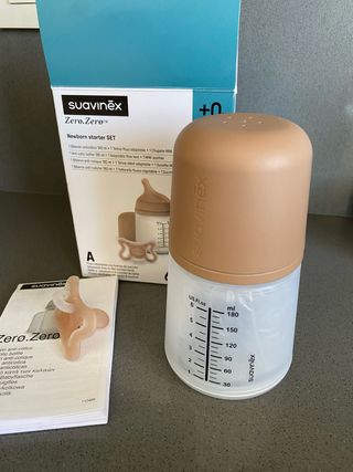 Suavinex Zero.Zero biberón + chupete sin estrenar