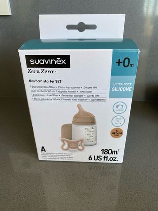 Suavinex Zero.Zero biberón + chupete sin estrenar