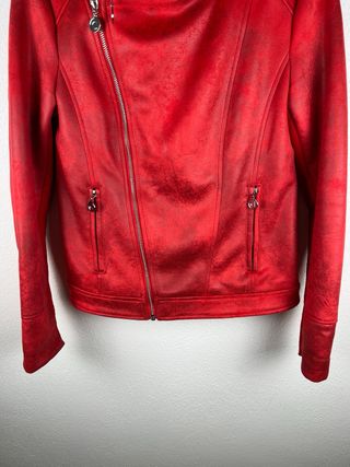 Giacca Biker Desigual Donna Rossa Tg S