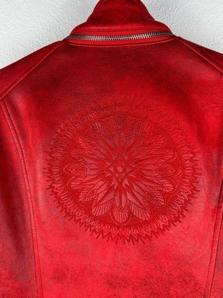 Giacca Biker Desigual Donna Rossa Tg S