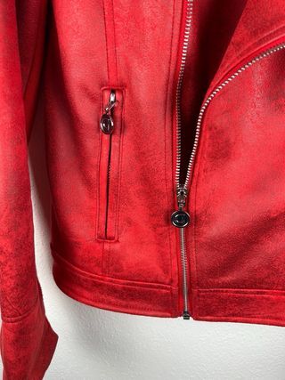 Giacca Biker Desigual Donna Rossa Tg S