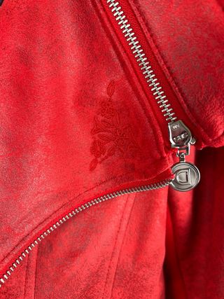 Giacca Biker Desigual Donna Rossa Tg S