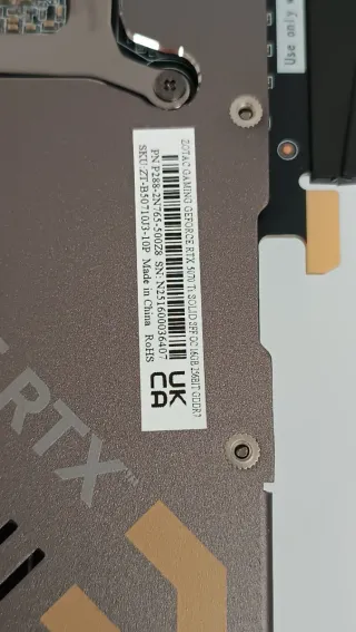 ZOTAC GAMING GeForce RTX 5070 Ti  E5Y0947