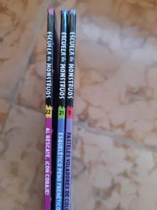 PACK 3 LIBROS NUEVOS "ESCUELA DE MONSTRUOS "