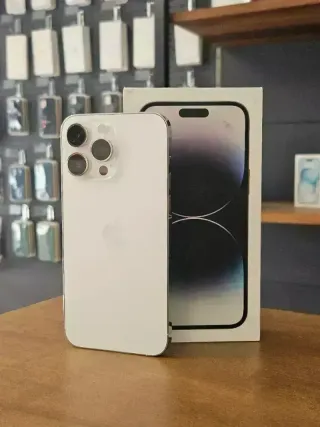 IPHONE 14 PRO MAX 256GB PLATA BAT. 100%