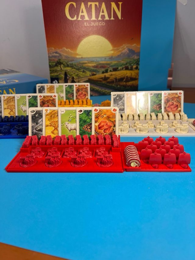 6 Bandejas Navegantes y juego Base para Catan