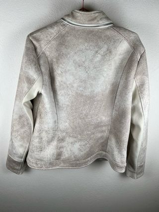 Giacca Biker Desigual Donna Beige/Grigio XXL
