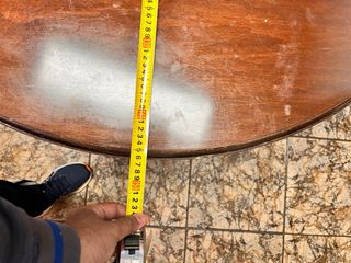 Mesa extensible madera y 6 sillas