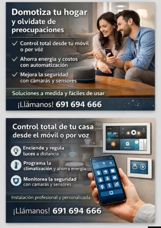 Servicios Domótica casa inteligente